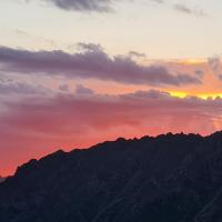 Закат над долиной Ала-Куля