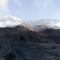 Vue sur le volcan bouclier de Tolbachik